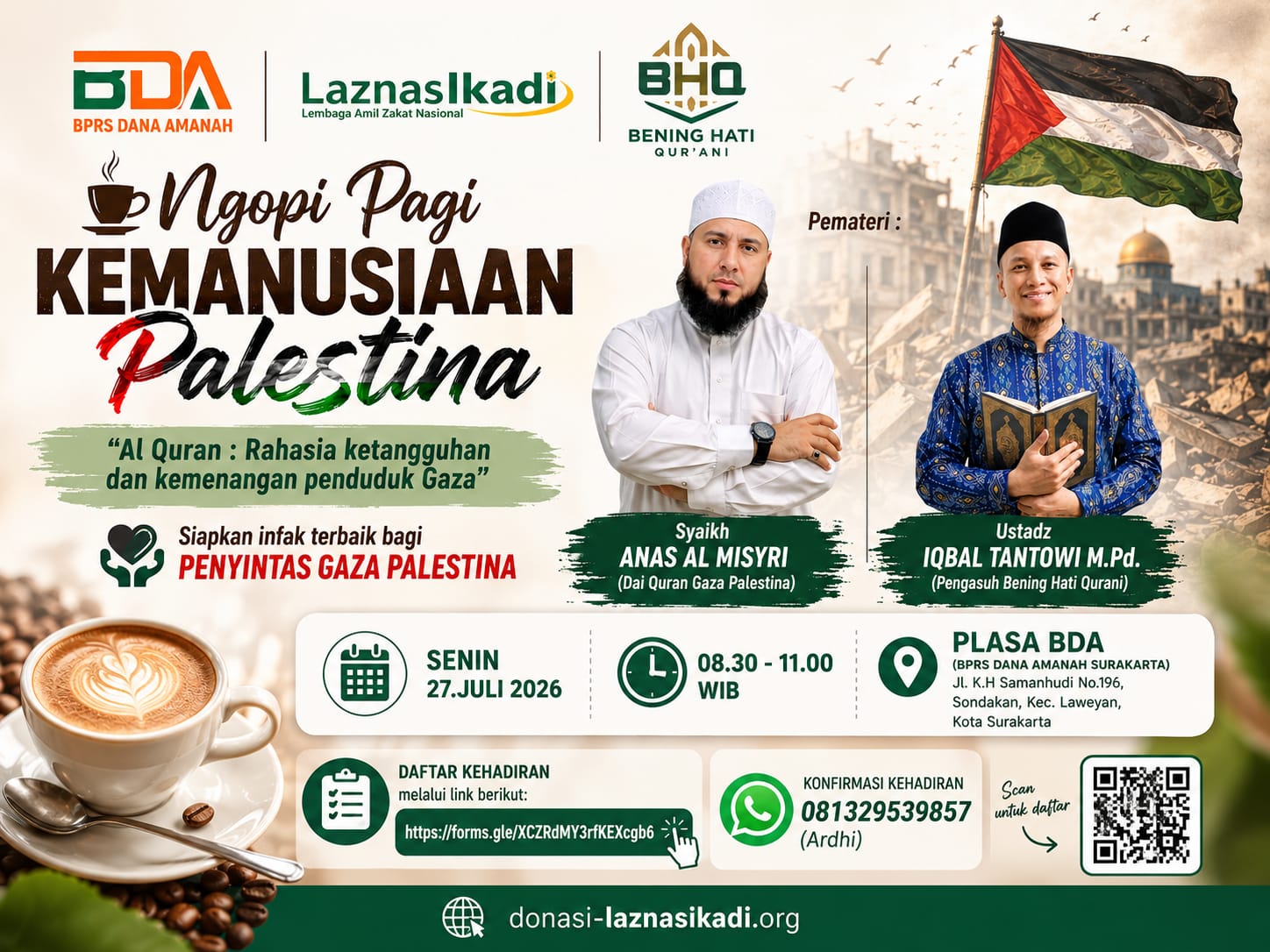 ngopi pagi kemanusiaan palestina
