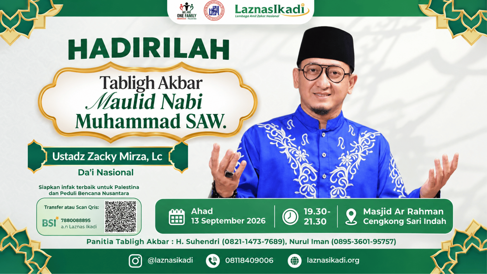 tabligh akbar masjid ar-rahman dan laznas ikadi