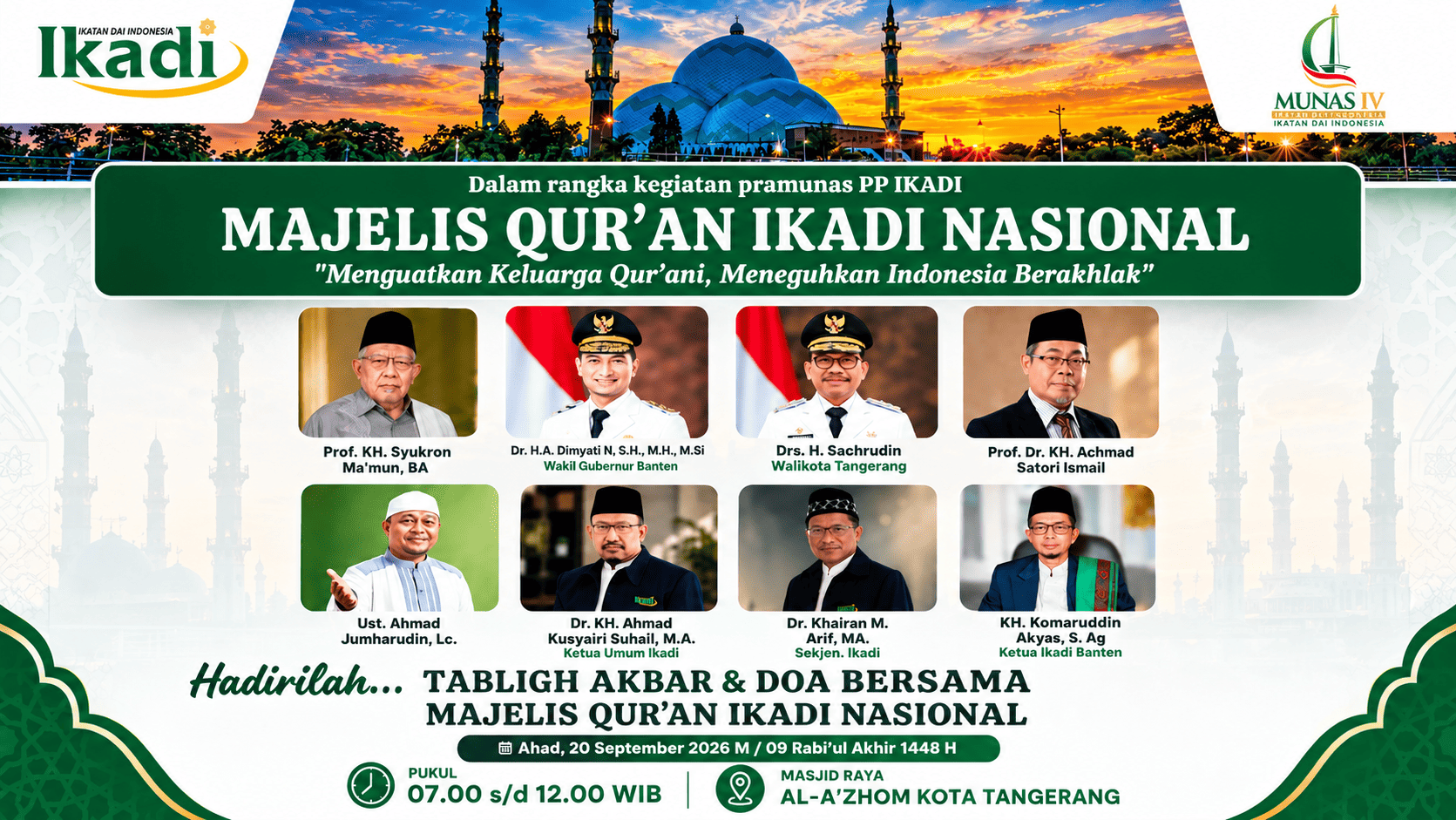 tabligh akbar masjid al azhom tangerang