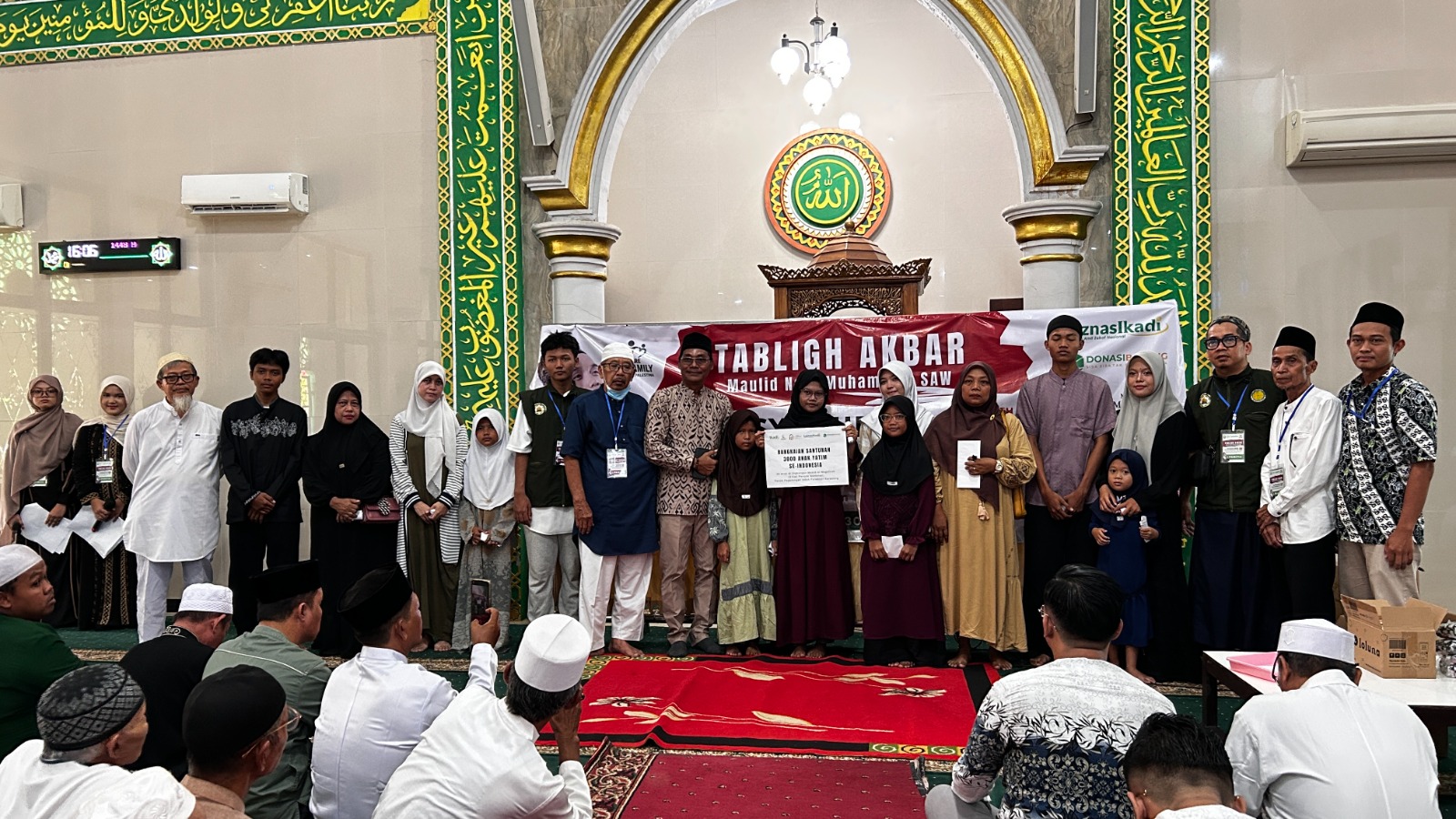 Laznas Ikadi Gelar Tabligh Akbar Maulid Nabi di Karawang, Siap Renovasi Madrasah Al Maghfiroh